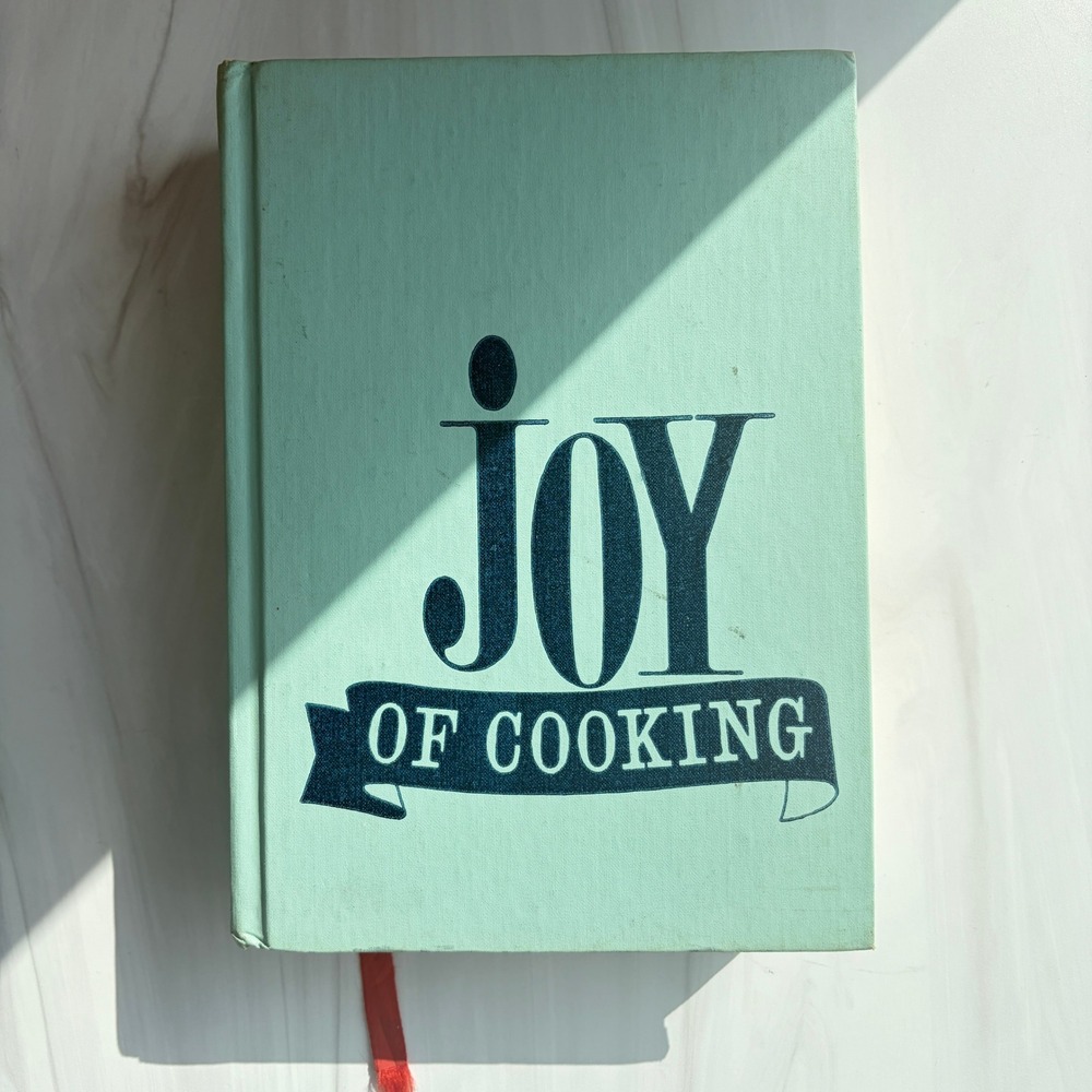 Vintage Joy of Cooking Hardcover Cookbook Rombauer Becker 1973 Printing Blue